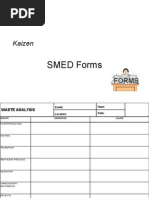 Smed Forms For Lean Projects