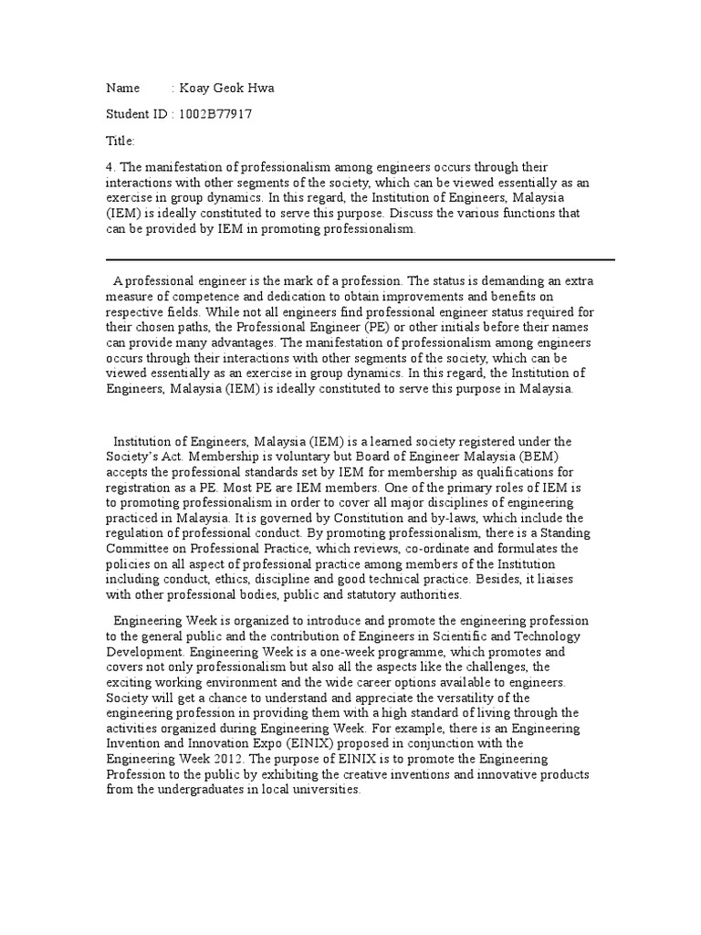 A reflective essay picture