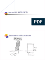 Foundations Settlements cal