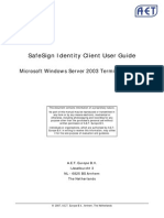 Windows2003 Terminal SafeSign-IC v2.1