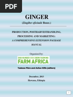 Download Ginger Zingiber Oficinale Rosec Production Postharvest Handling Processing and Marketing - A Comprehensive Extension Package Manual by Tadesse F Teferra SN270368350 doc pdf