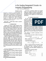 Tradeoff Design For Analog Integrated Circuits Via Geometric Programming