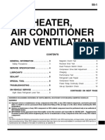 Mitsubishi Pajero Workshop Manual 55 - Heater, AC and Ventilation