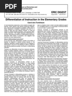 Download Differentiation of Instruction in the Elementary Grades by corbinmoore1 SN270382209 doc pdf