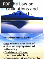 Obligations and Contracts