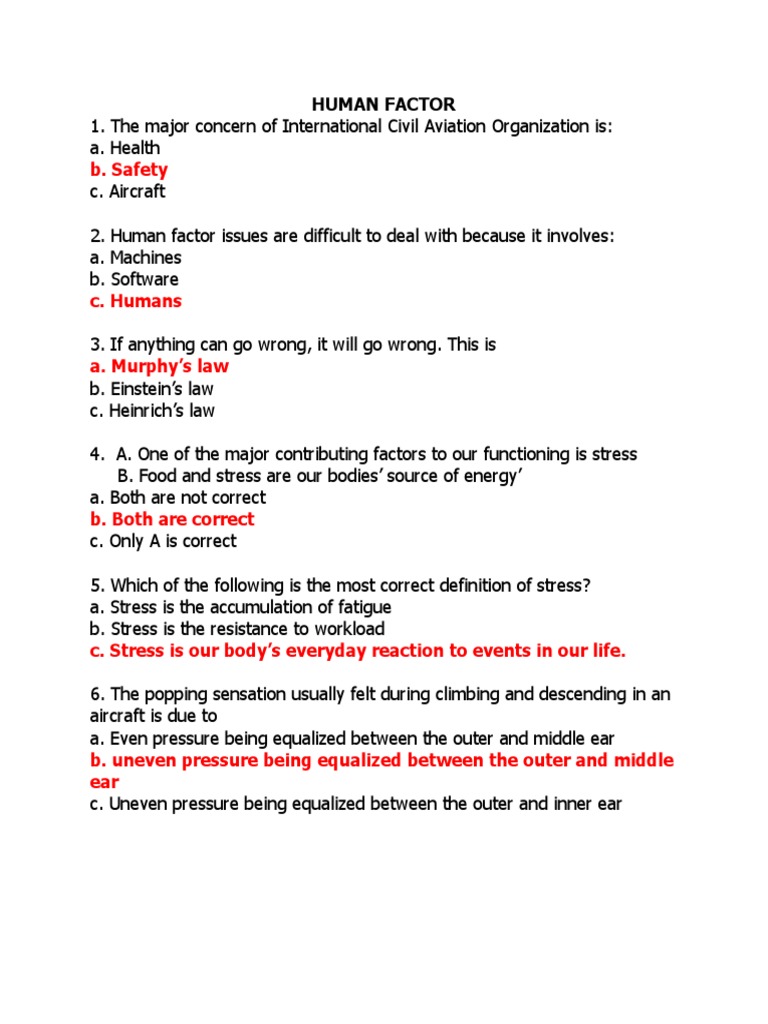 Understanding Human Factors in Aviation | PDF