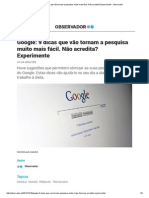 Google - 9 Dicas Que Vão Tornam A Pesquisa Muito Mais Fácil PDF