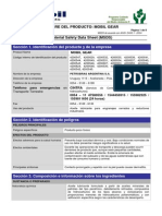Msds Aceites para Engranajes Mobil Gear PDF