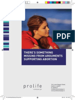 There's Something Missing From Arguments Supporting Abortion