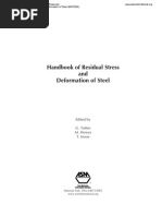 Handbook of Residual Stress and Steel Deformation