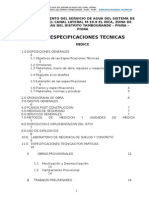 III Especificaciones Tecnicas