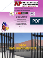 Plan de trabajo Clas San Juan Bautista