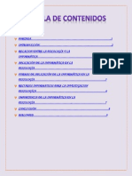 Tabla de Contenidos