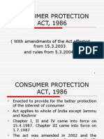 Consumer Protection Act, 1986