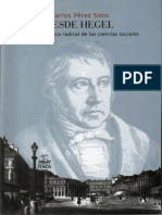 Desde Hegel Para Una Crc3adtica Radical de Las Ciencias Sociales