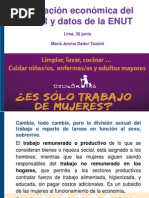 Valoración del Valoración del Trabajo Doméstico No Remunerado