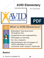 Avid Elementary Overview