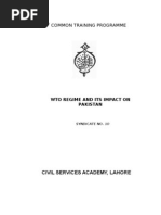 Download WTO Regime and Its Impact on Pakistan by ayeshaaslam87 SN27042500 doc pdf