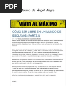 Vivir Al Máximo de Ángel Alegre