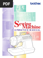 Brother Super Ace III Sewing Machine - User Manual (Model: PC-2800)