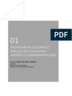 Intervenir en Los Espacios Públicos de Los Centros Históricos Hispanoamericanos