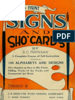 Signs and Show Cards