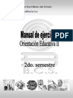 Ejercicios de Orientacion Educativa Semestre II