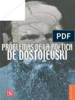 Problemas de la Poética de Dostoievsky. PDF