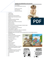 Algunos Ejemplos de Problemática en Las Escuelas PDF