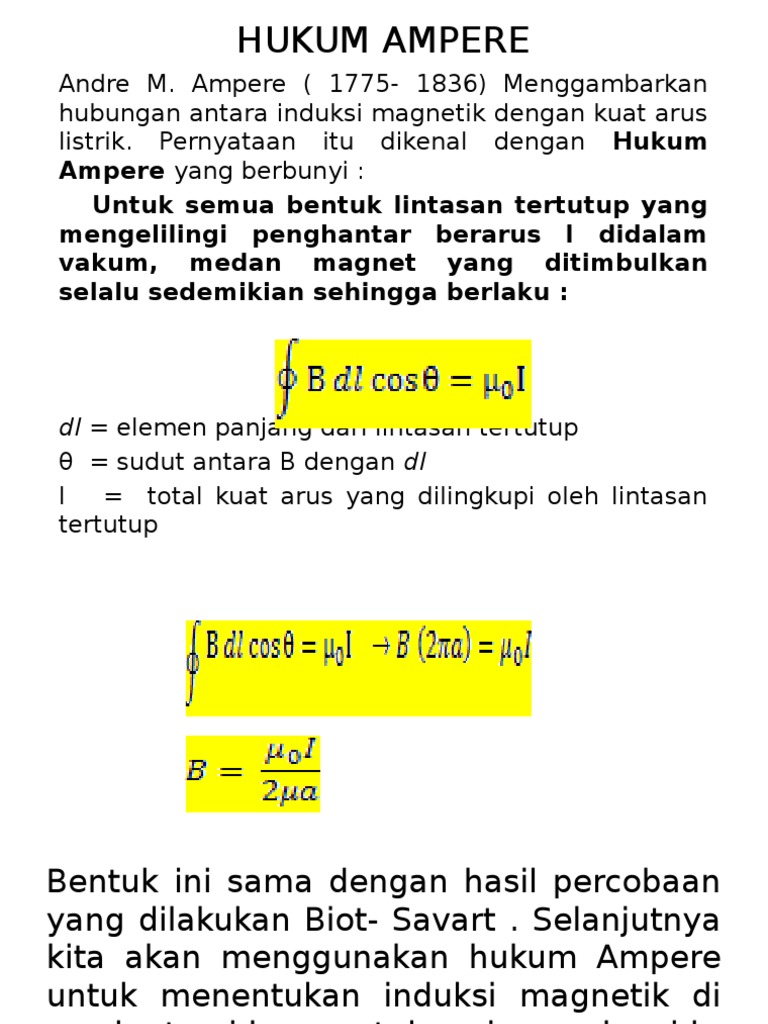 Hukum Ampere