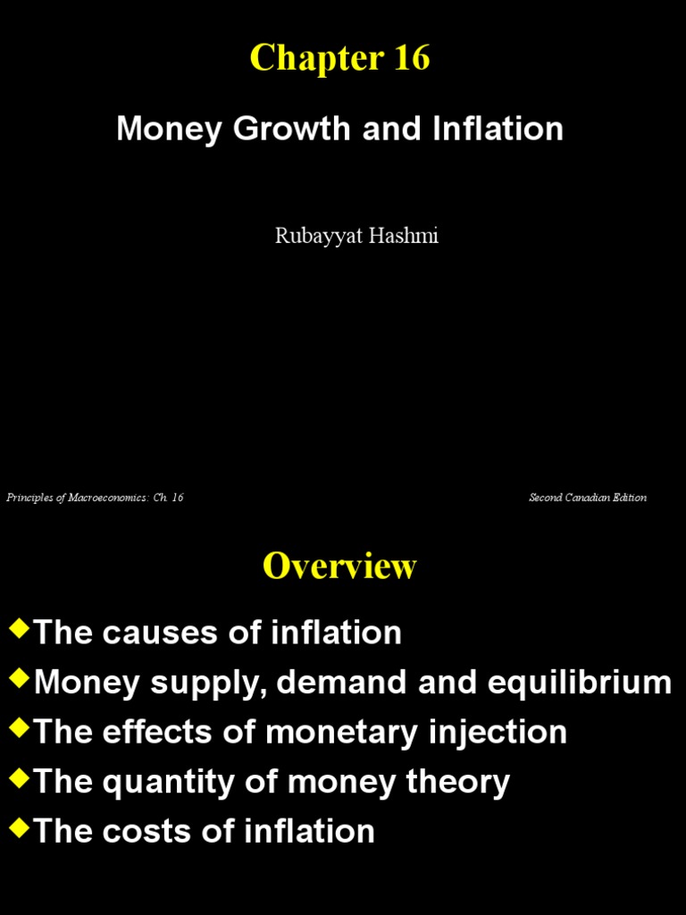 Money Growth and Inflation Dynamics | PDF | Inflation | Money Supply