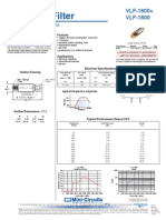 Low Pass Filter: VLF-1800+ VLF-1800