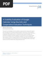 Download A Usability Evaluation of Google Calendar Using Heuristic and Cooperative Evaluation Techniques by shar_brosnan SN27047395 doc pdf