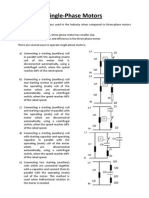 Single Phase Motors: L1 CA N U1 CB