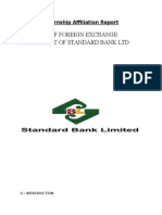 FUNCTION OF FOREIGN EXCHANGE DEPARTMENT OF STANDARD BANK LTD  Report