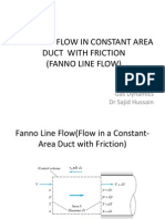 Flow With Friction (Fanno Line Flow)