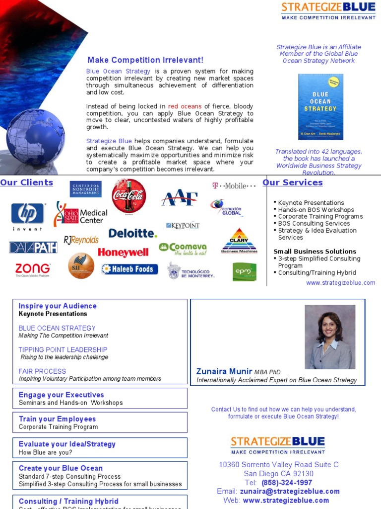 Blue ocean company picture