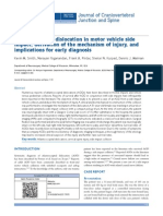 Atlantooccipital Dislocation in Motor Vehicle Side