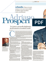 Intervista ad Adriano Prosperi - Repubblica 2015-06-28