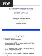 TCP Over Wireless