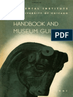 The Oriental Institute Handbook and Museum Guide