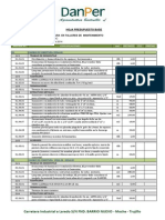 Metrado Básico para Cambio de Techos Talleres de Mantenimiento.