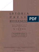 Istoria Presei RomâneştiDela Primele Începuturi Până La 1916