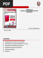 Modelo de Regresión de Dos Variables