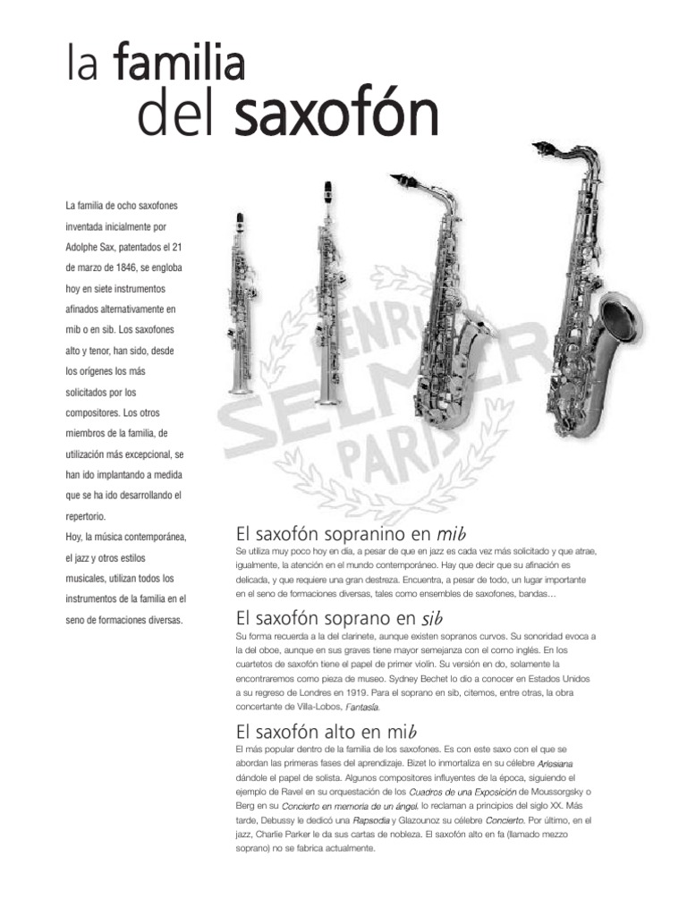 La Familia Del Saxofon