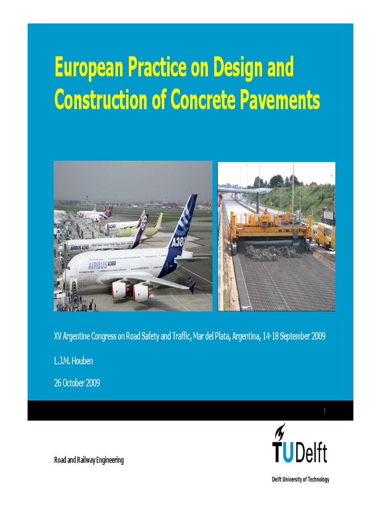 European Practice On Design&Construction of Concrete Pavements | PDF ...