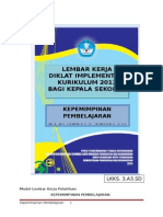 A3. LKKS Kepemimpinan Pembelajaran SD