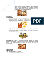 Clasificación Alimentos.. Grasas, Proteínas, Minerales, Etc Linch