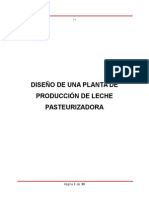 Diseño de Una Planta de Producción de Leche Pasteurizadora