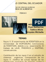 UNIVERSIDAD CENTRAL DEL ECUADOR FACULTAD DE CIENCIAS QUÍMICAS QUÍMICA DE ALIMENTOS FISICA II